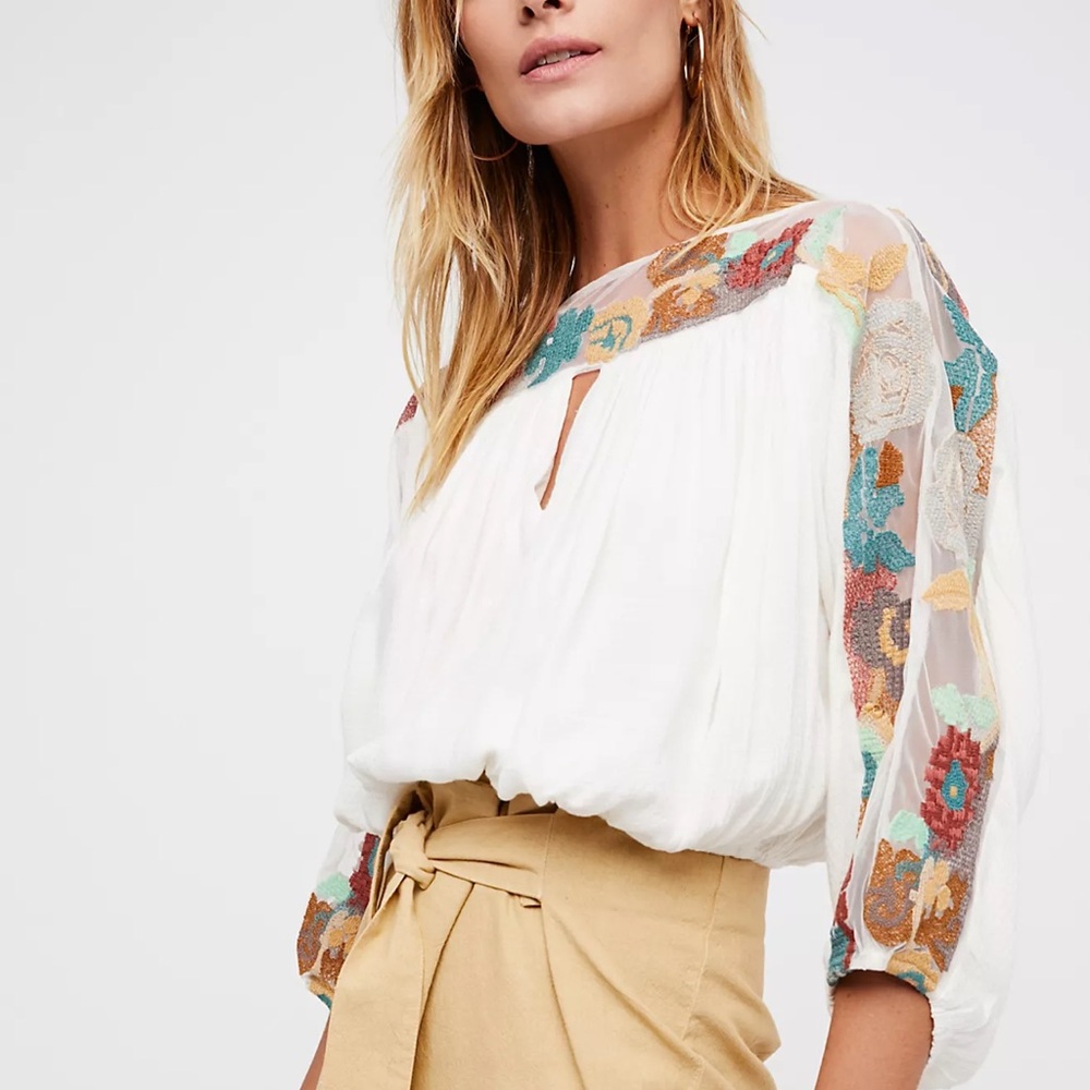 🟢Free People Galina Top